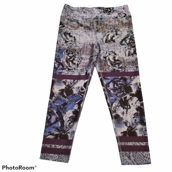 LOT of 2 Evolution and Creation graphic print leggings - Picture 1 of 9